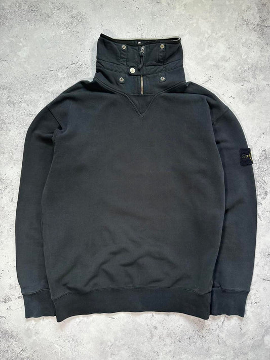 Stone Island AW2010 Funnel Neck Half Zip Sweatshirt