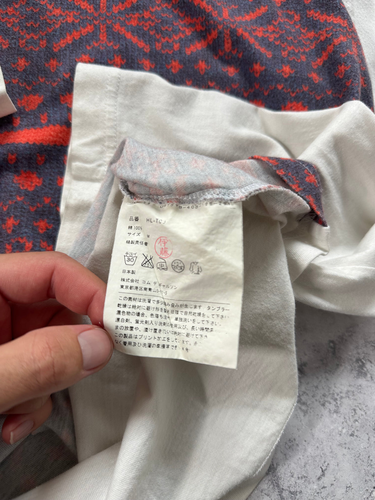 Comme des Garçons Homme AD2012 Longsleeve Tshirt (M)