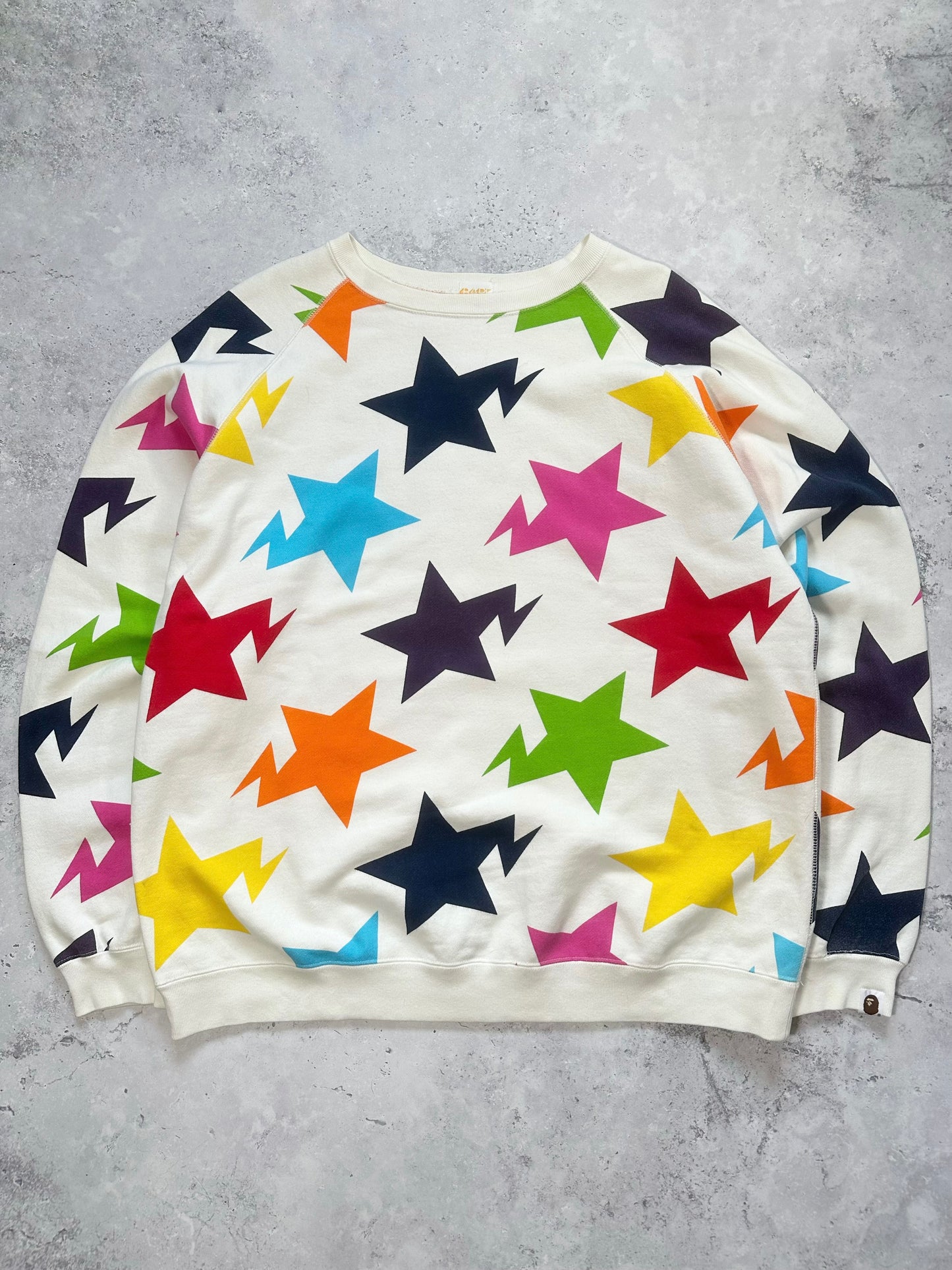 Bape 2005 Multicolour STA Nigo Era Sweatshirt (L)