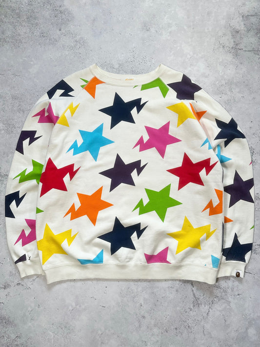 Bape 2005 Multicolour STA Nigo Era Sweatshirt (L)