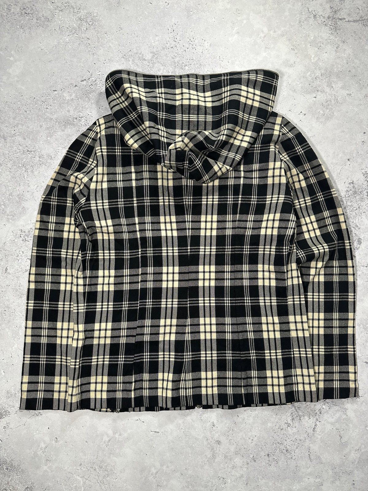 Issey Miyake I.S Plaid Double Zip Jacket