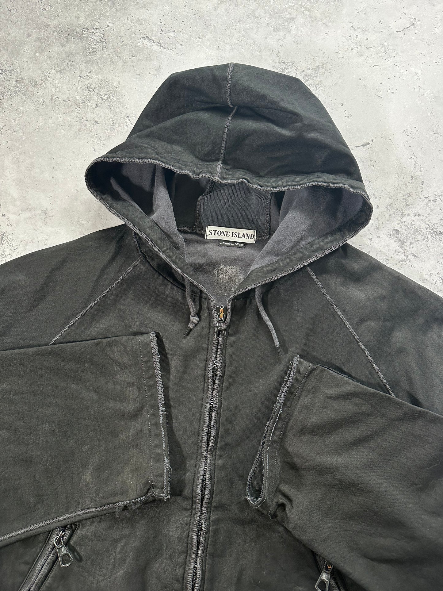 Stone Island SS1996 Nylam Zip Hooded Jacket