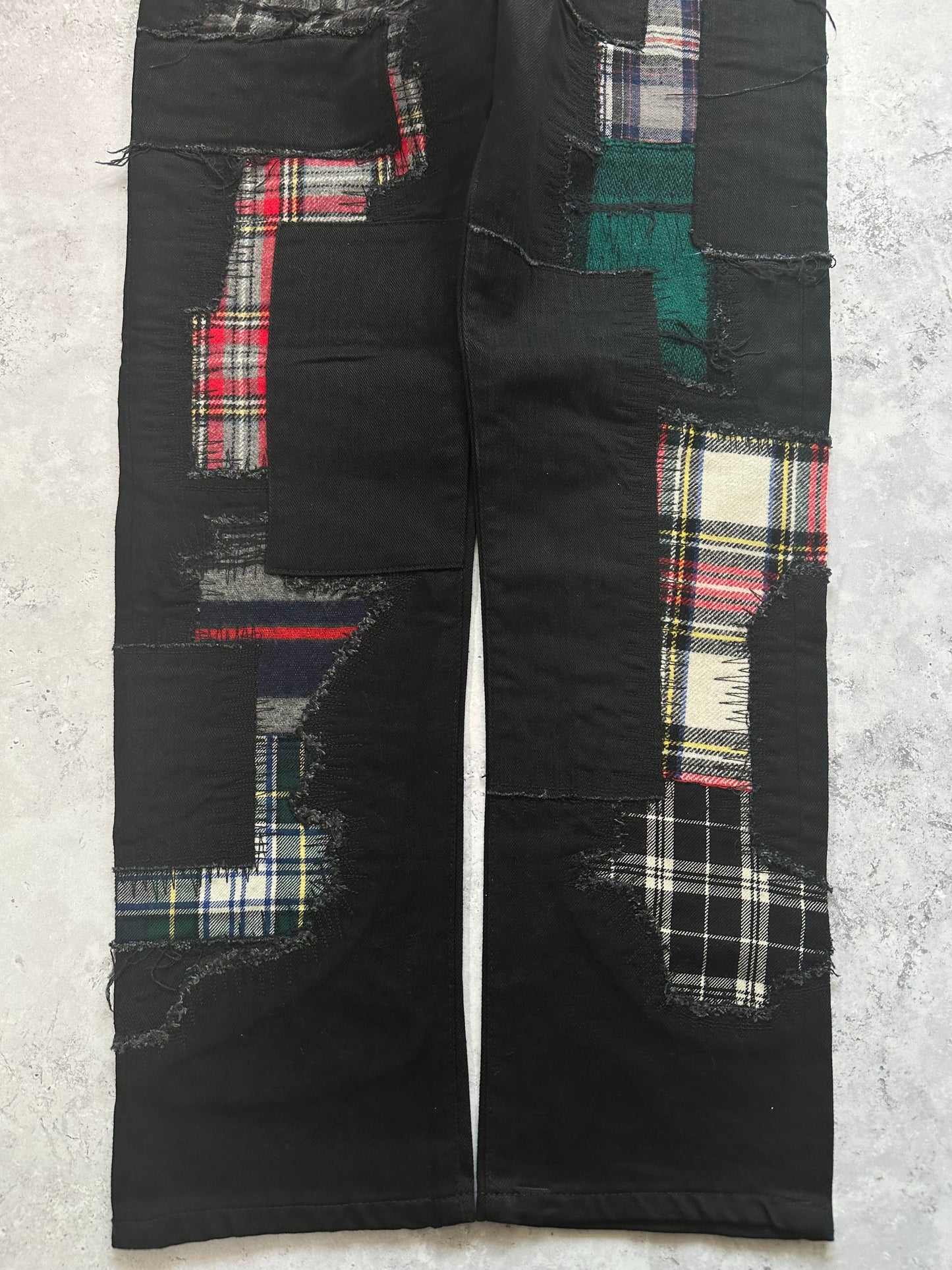 Junya Watanabe MAN Comme des Garçons AD2014 Patchwork Recontructed Denim Jeans (W30)