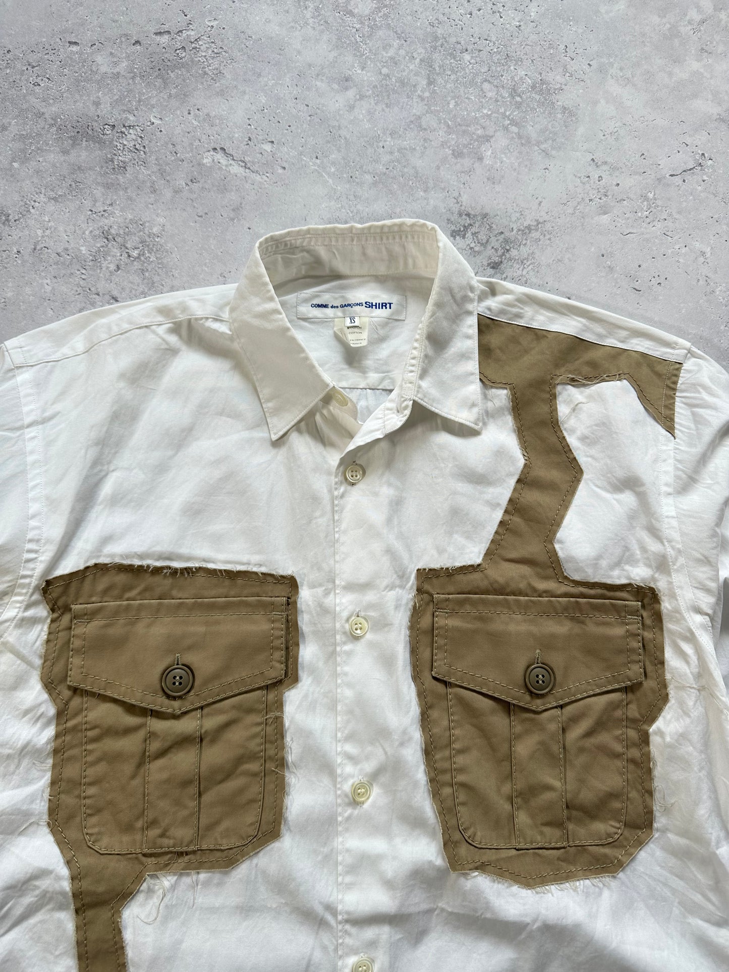 *Runway* Comme des Garçons Shirt SS2017 Double Pocket Longsleeve Shirt (fits S-M)