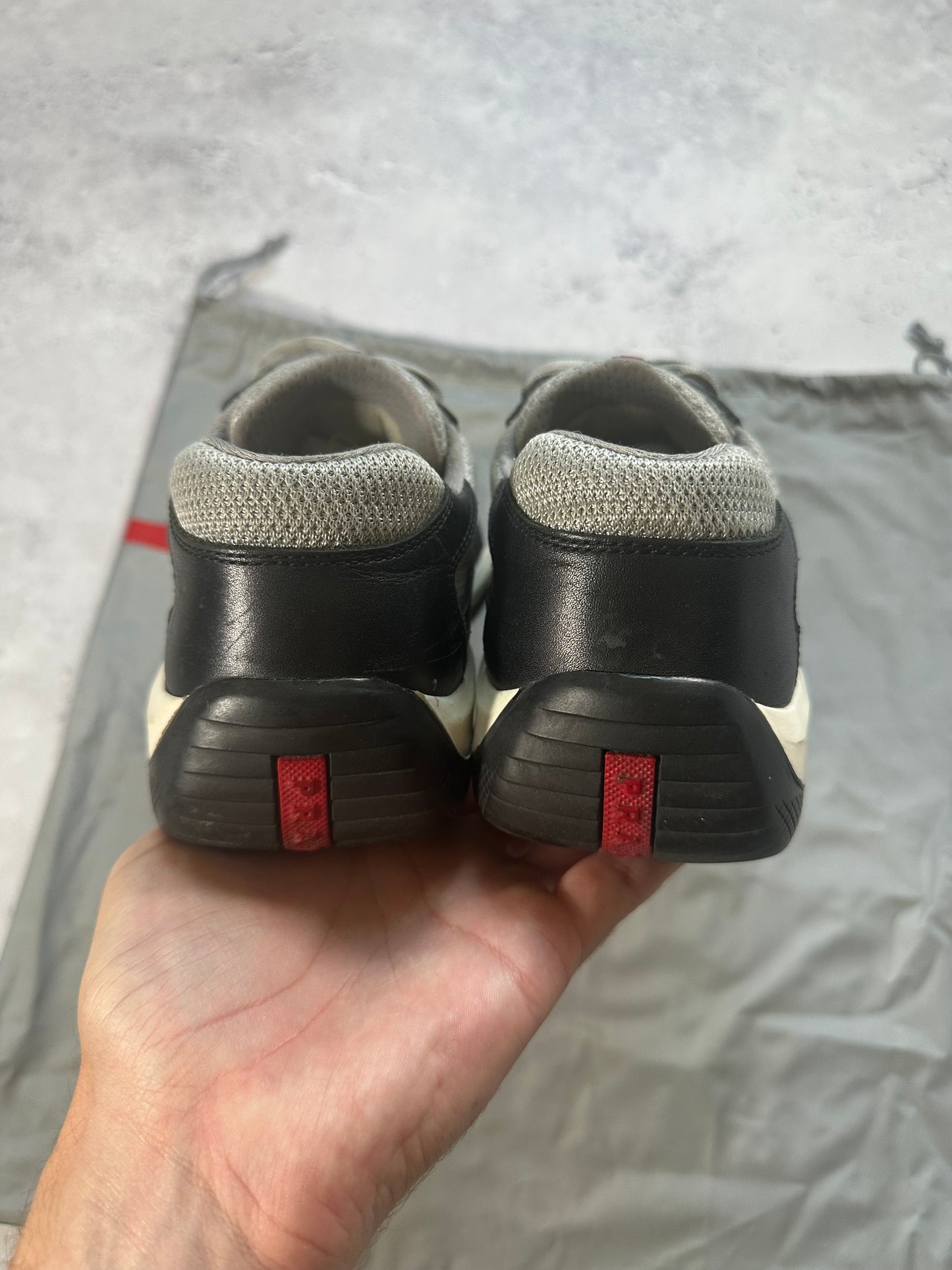 Prada Linea Rossa America’s Cup Sneakers in Blue (tagged UK6, fits UK7 / US8 / EU41 / 27cm)