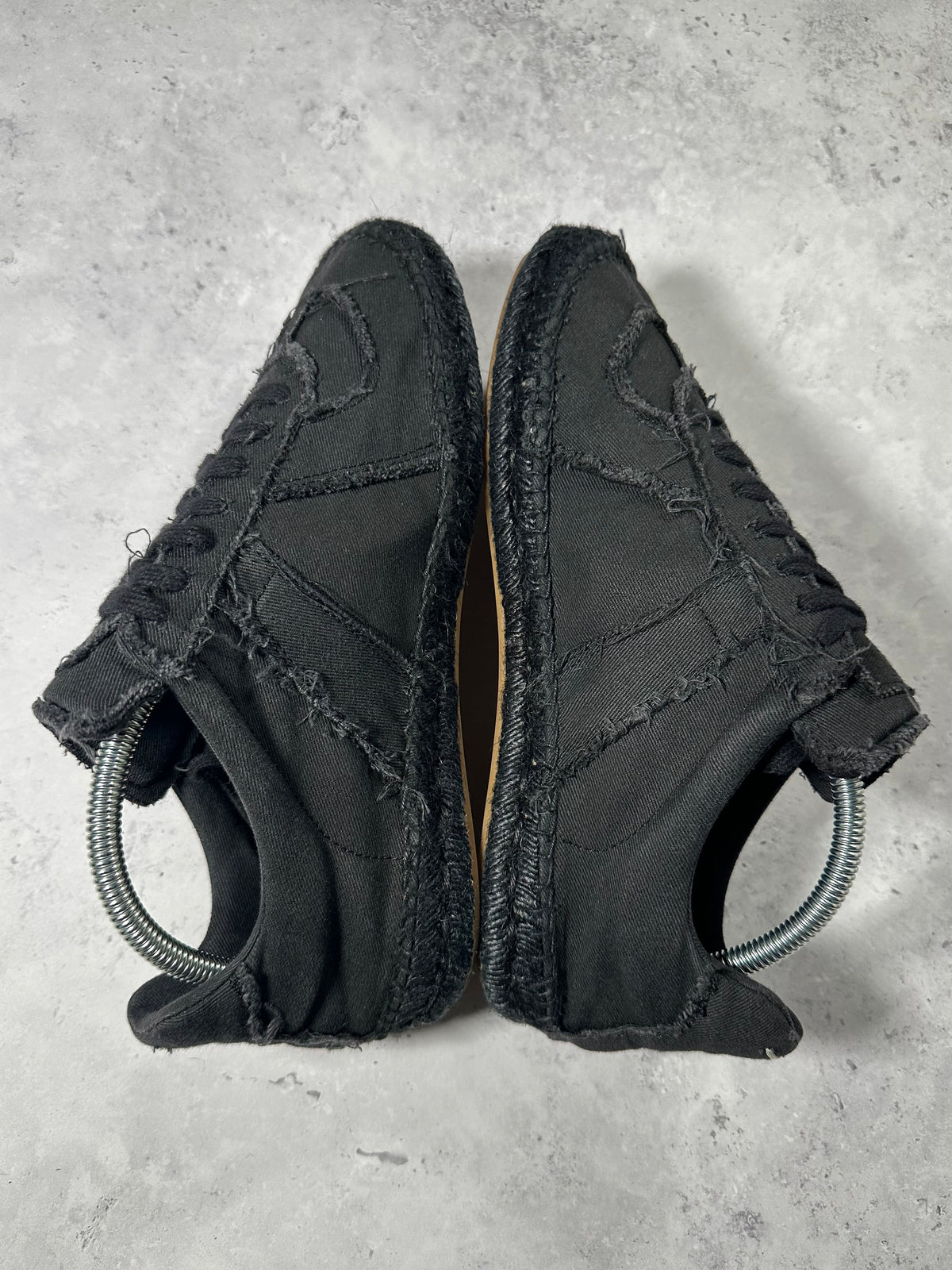 Maison Margiela Black Canvas Espadrille GAT Sneakers (EU41 / UK7 / US8)