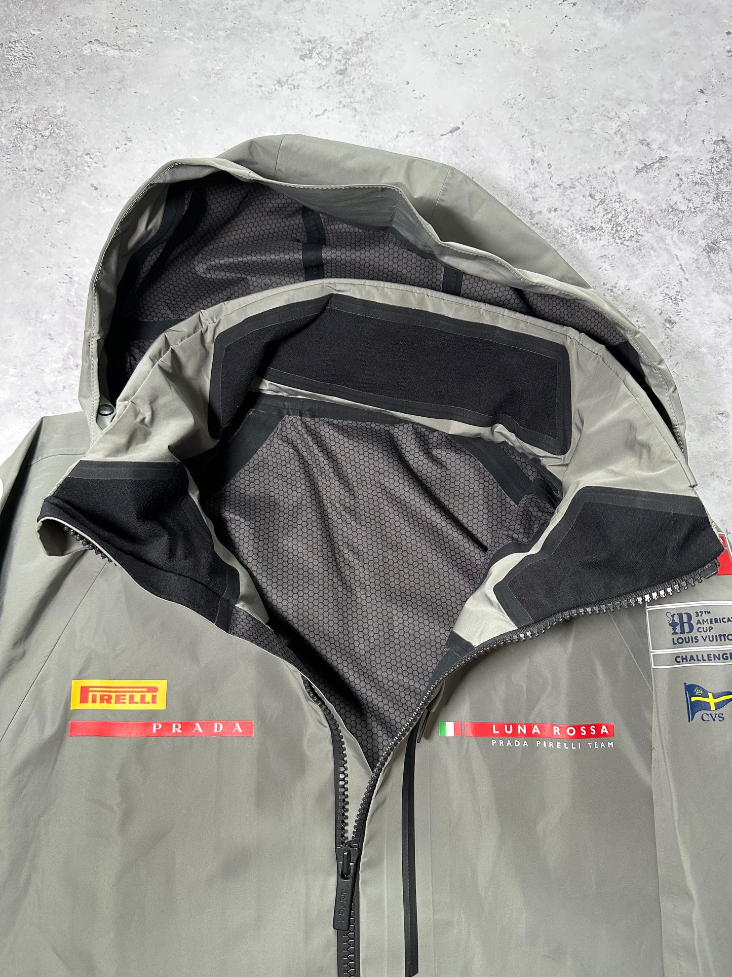 Prada Luna Rossa 2023 Pirelli *Team Exclusive* Technical Sailing Shell Jacket (XL/XXL)