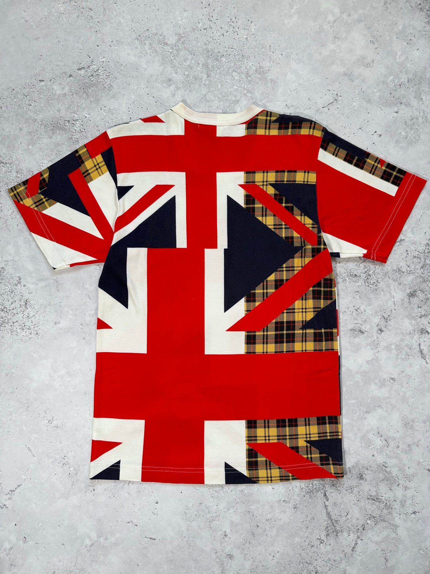 Comme Des Garçons 2005 Union Jack Plaid T-shirt