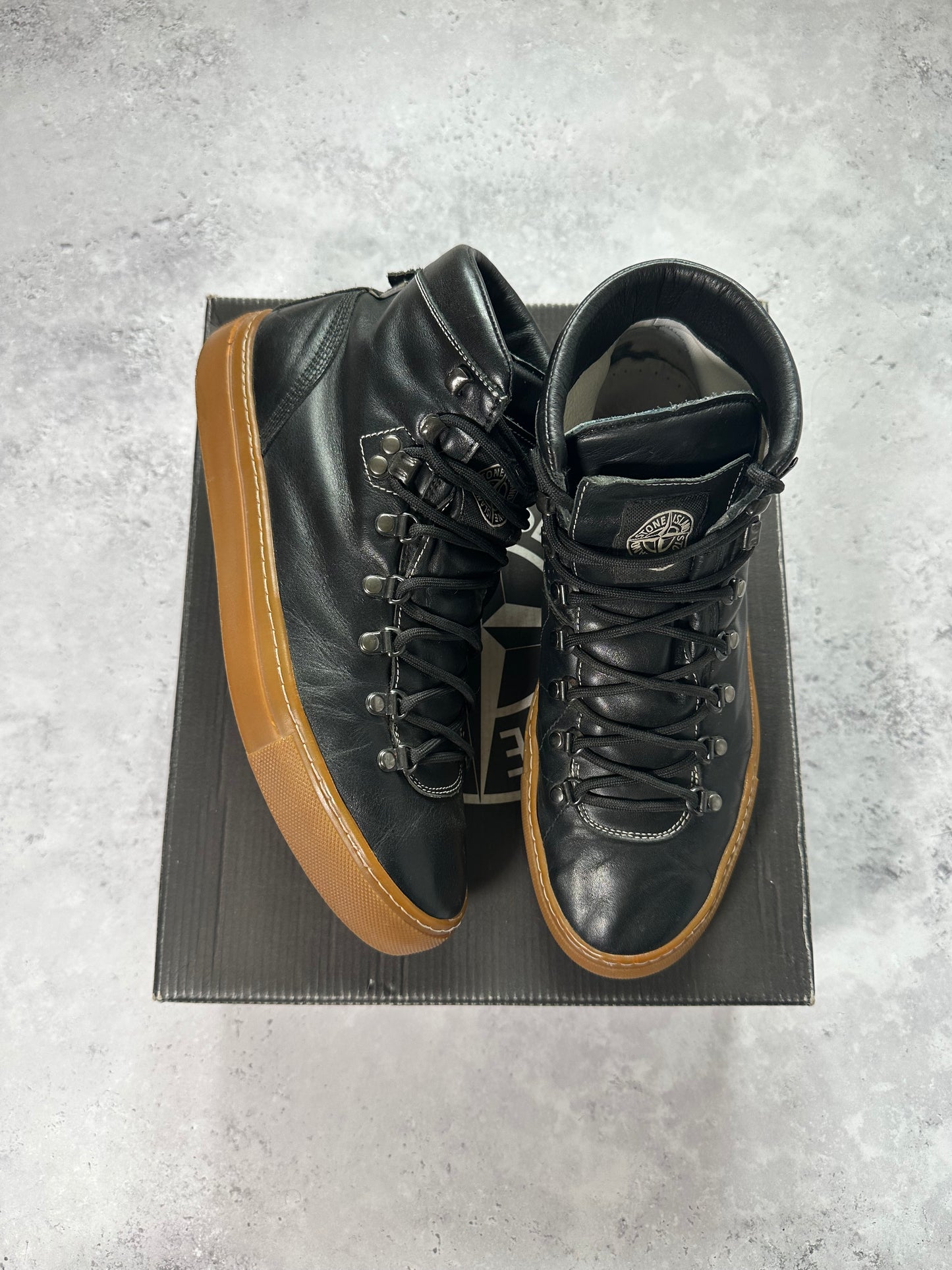 Stone Island x Diemme Black High Top Boots (EU41)