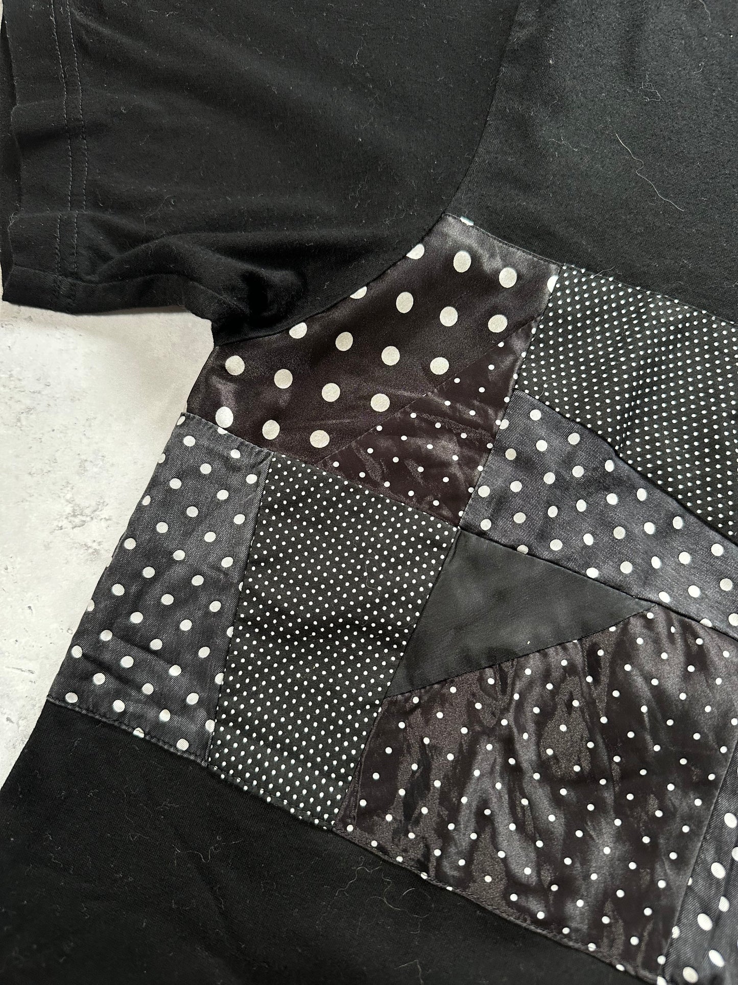Comme des Garçons Homme AD2015 Polkadot Patchwork Tshirt (M)