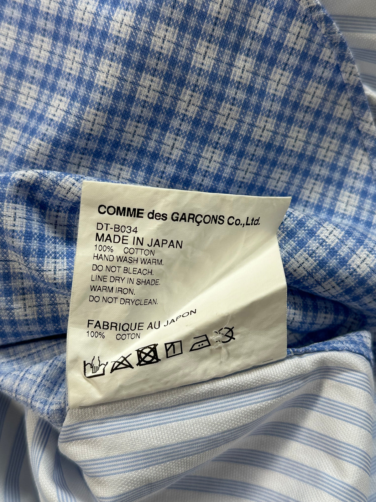 Comme des Garçons Homme Deux AD2017 Patchwork Longsleeve Shirt (S)