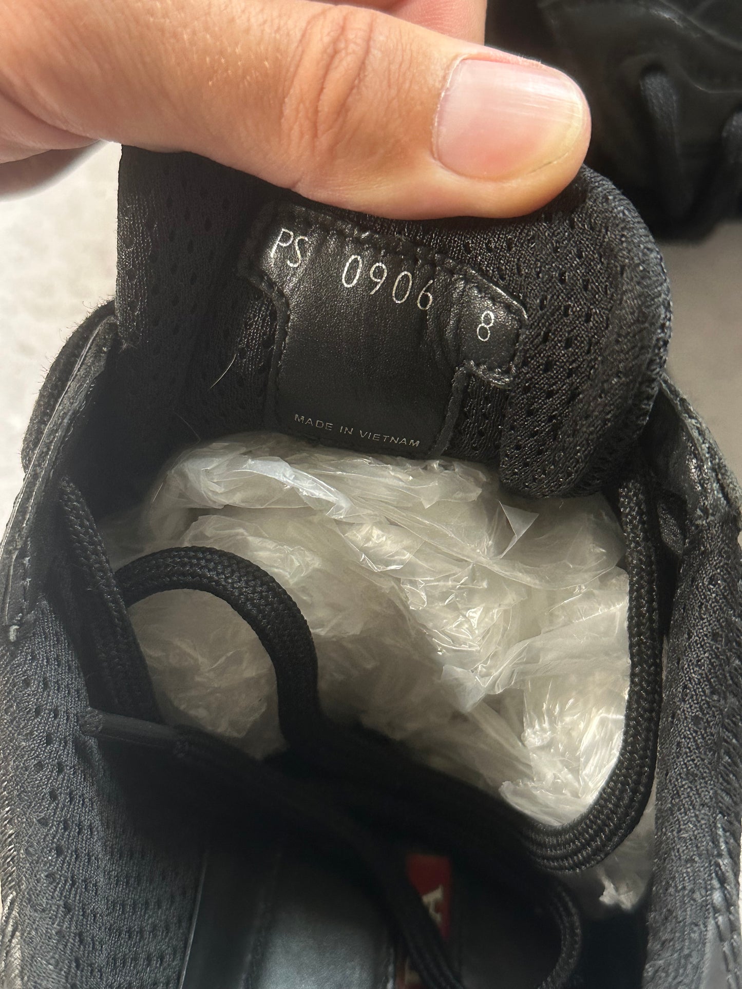 Prada Linea Rossa America’s Cup Sneakers in Black (UK9/US10/EU43)
