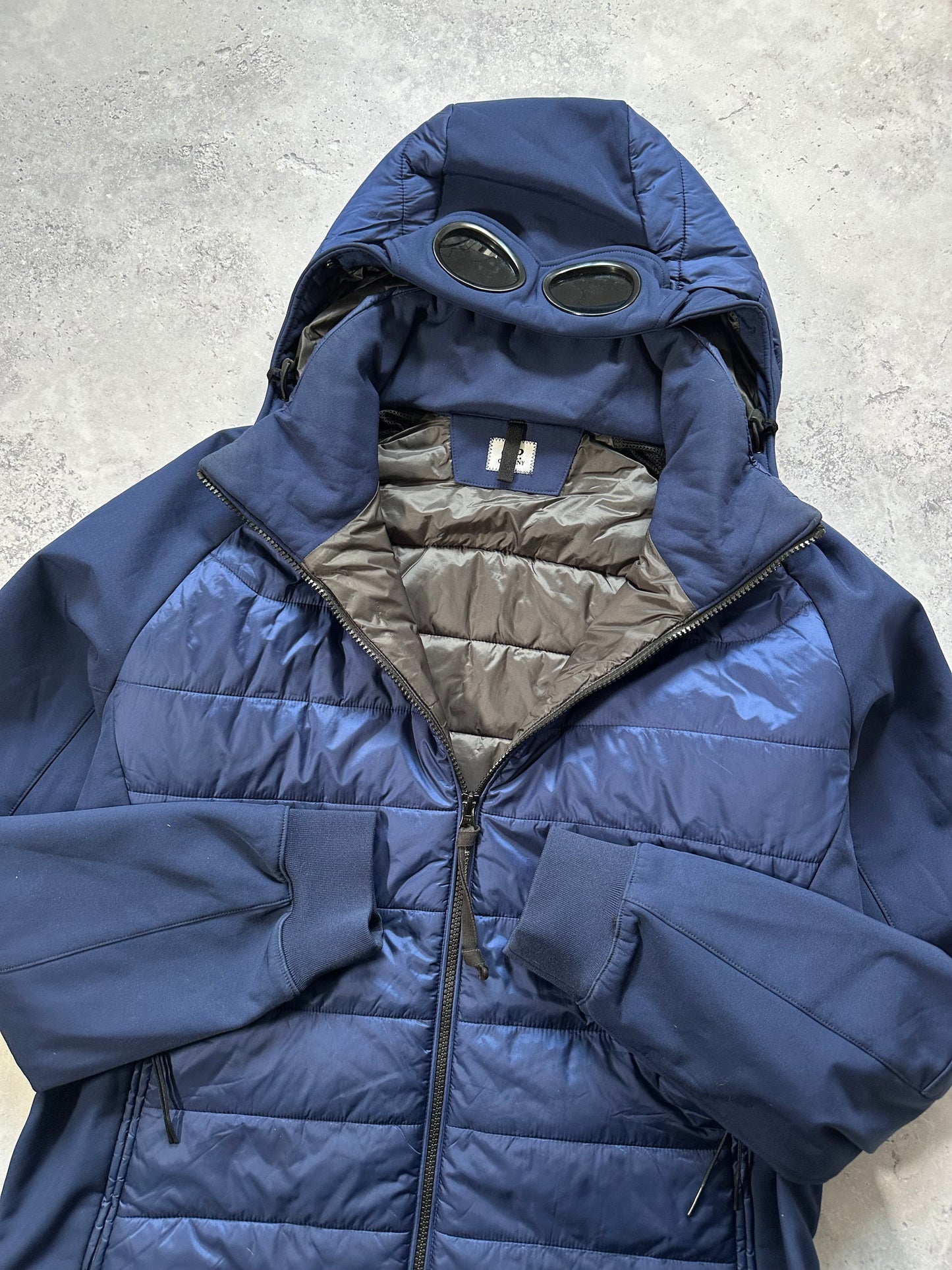 CP Company Soft Shell Goggle Puffer Jacket (XL)
