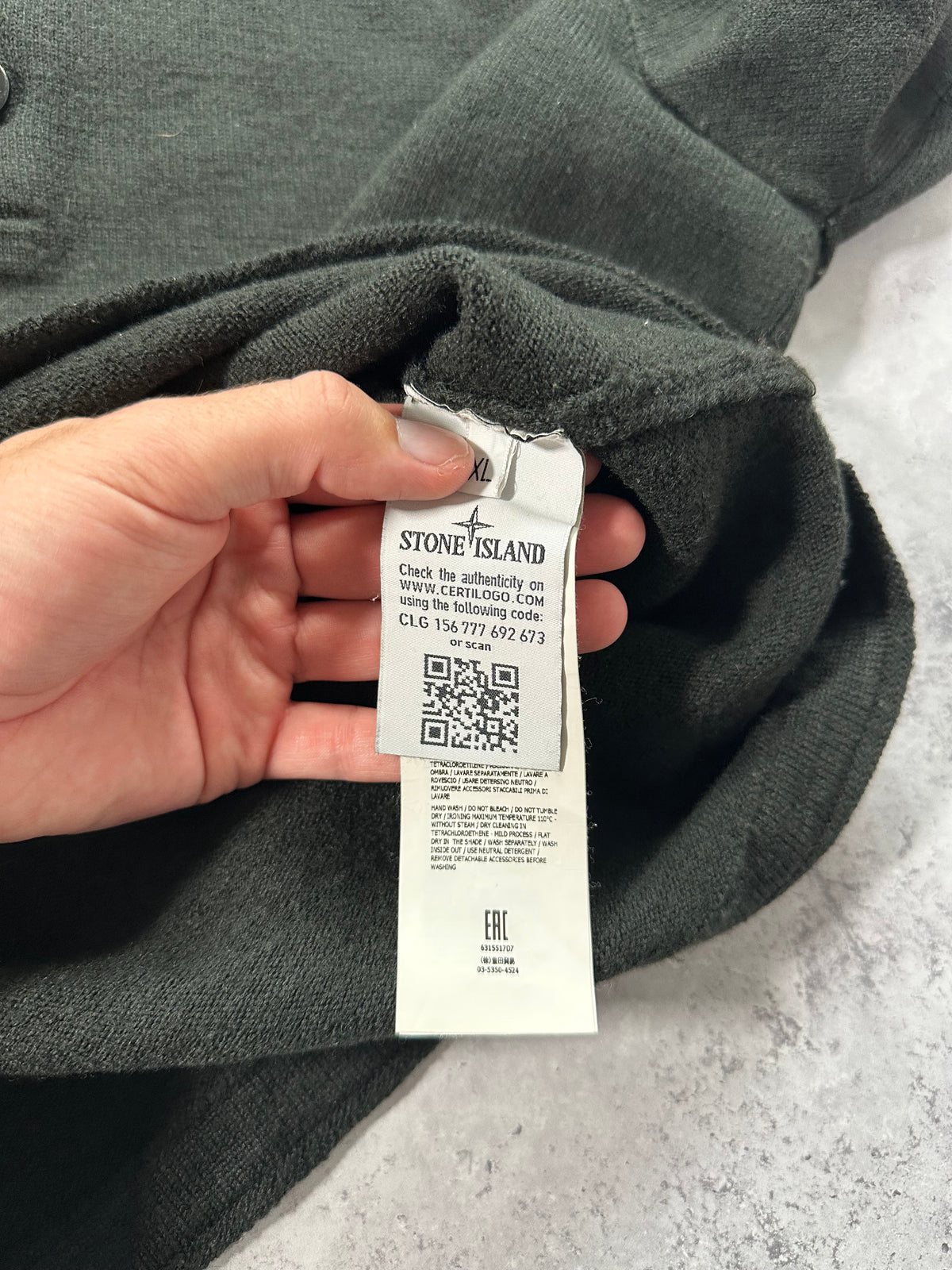 Stone Island AW2015 Button Up Hoodie (S)