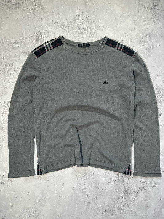Burberry Black Label 2008 Shoulder Check Longsleeve Tshirt (M)