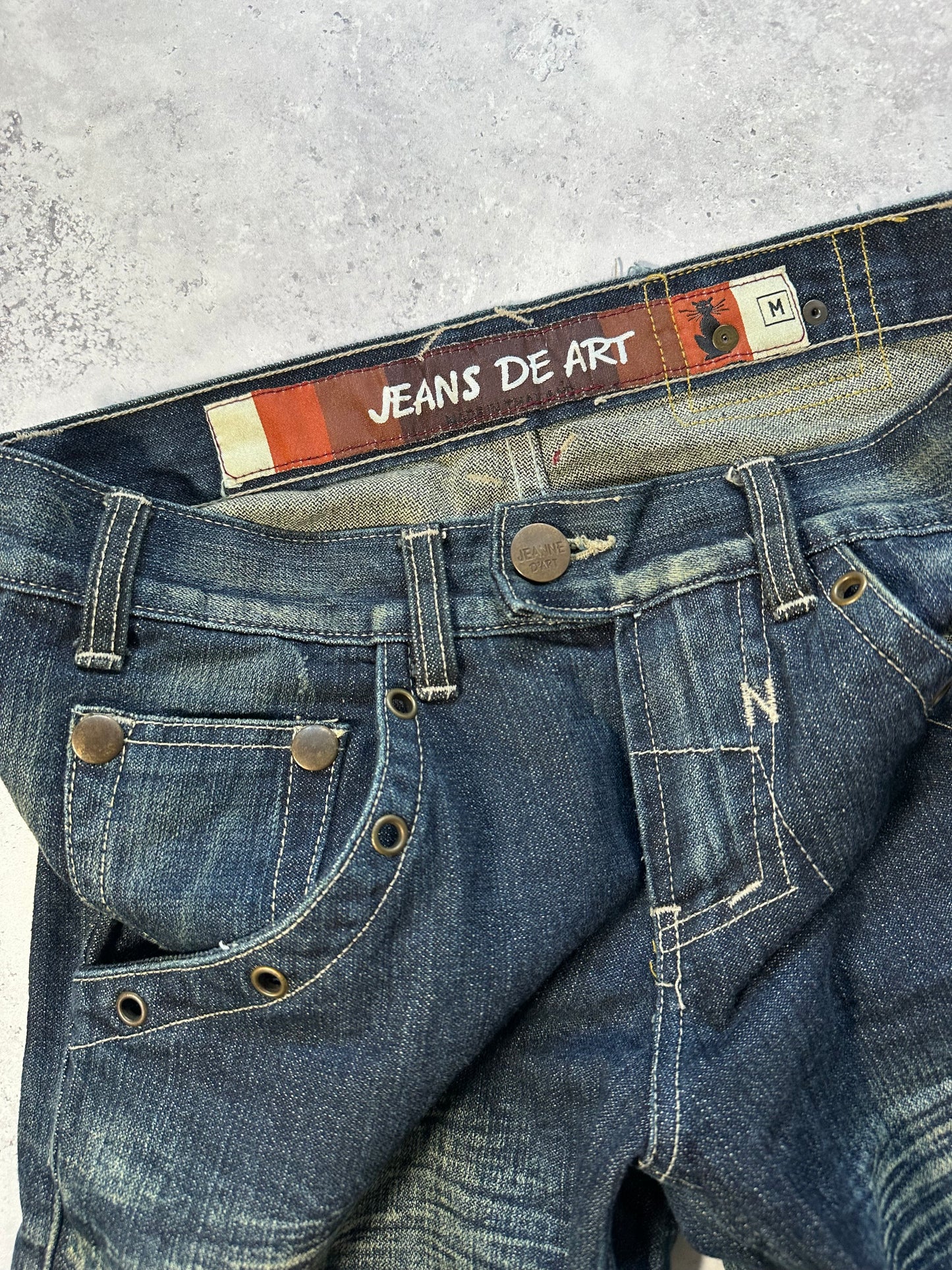 Jeans De Art Baggy Union Jack Bootcut Jeans (29 x 33)