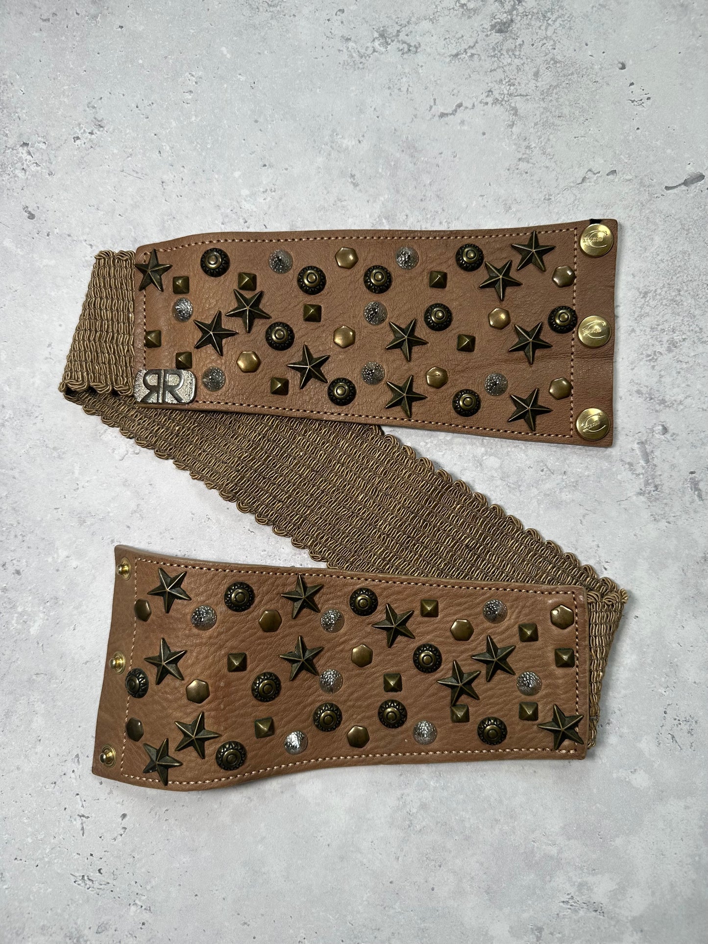 Roberto Cavalli Studded Leather Belt