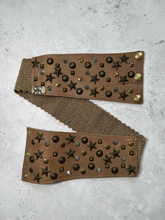 Roberto Cavalli Studded Leather Belt