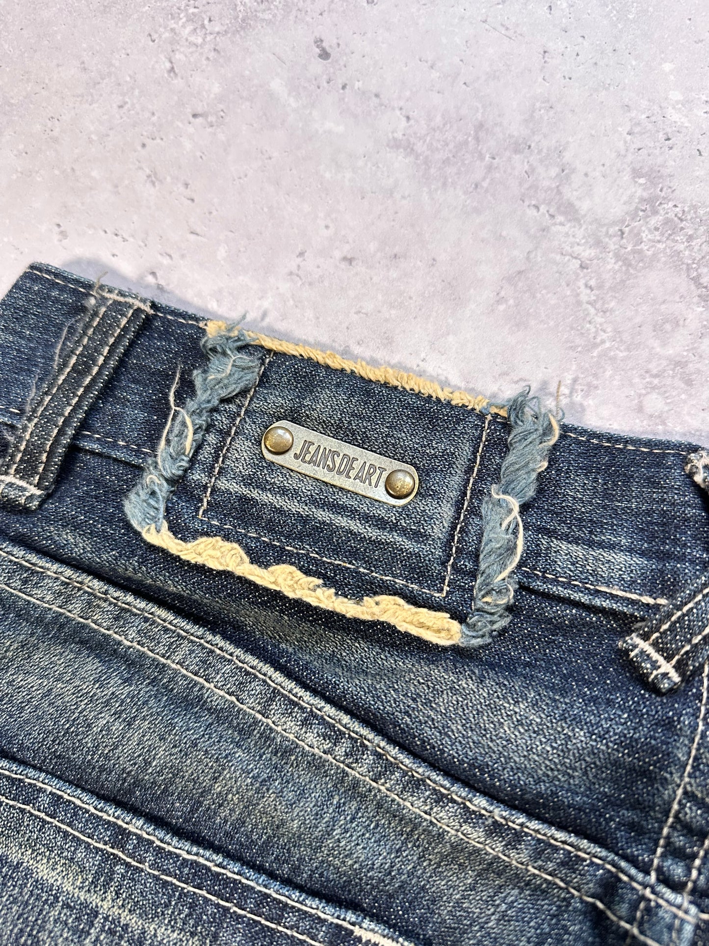 Jeans De Art Baggy Union Jack Bootcut Jeans (29 x 33)