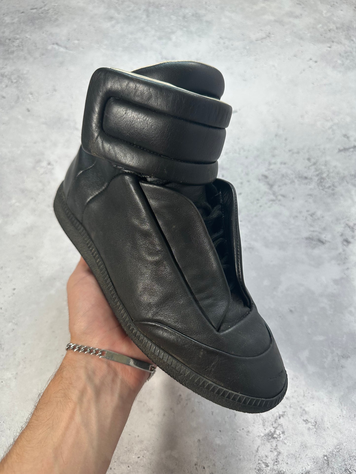 Maison Margiela 2015 Future High Leather Sneakers (EU 39 / UK 6 / US 7)