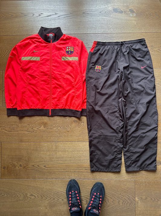 Nike x FC Barcelona 2008–09 Presentation Tracksuit (Complete Set, Size L)