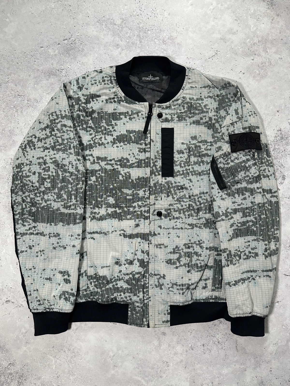 Stone Island Shadow Project 2019 DPM Chiné Bomber Jacket (M)