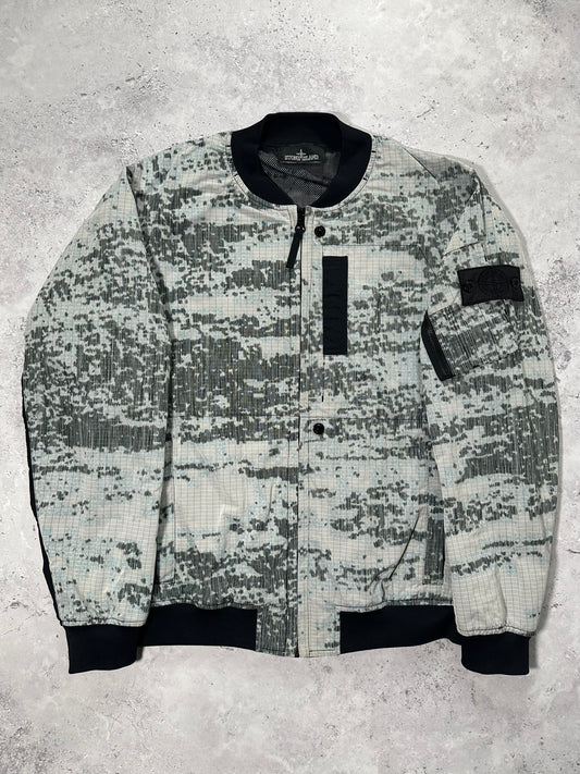 Stone Island Shadow Project 2019 DPM Chiné Bomber Jacket (M)
