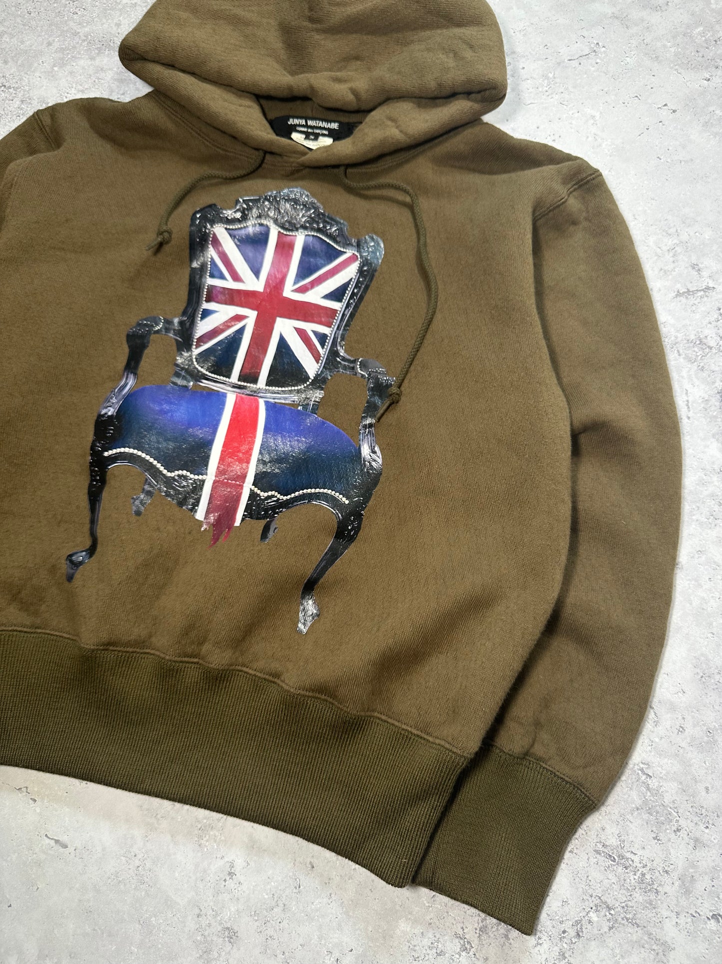 Junya Watanabe Comme Des Garçons AD2017 Union Jack Chair Hoodie