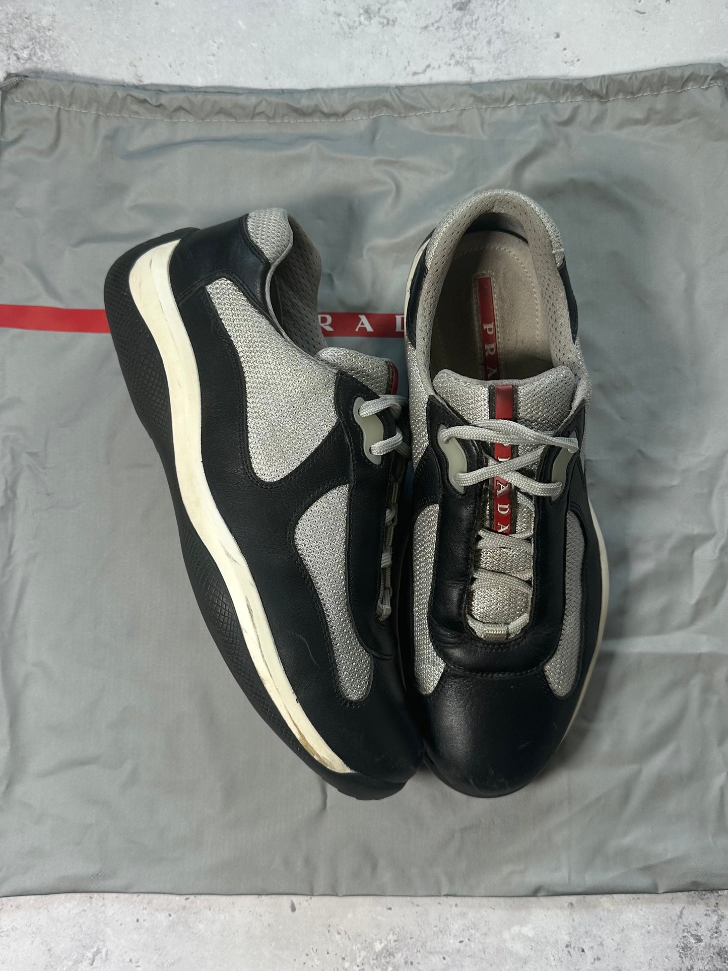Prada Linea Rossa America’s Cup Sneakers in Blue (tagged UK6, fits UK7 / US8 / EU41 / 27cm)