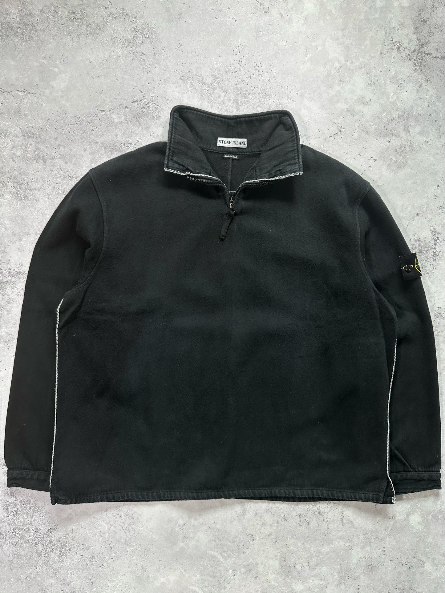 Stone Island 1998 Quarterzip Pullover Jumper (XL/XXL)