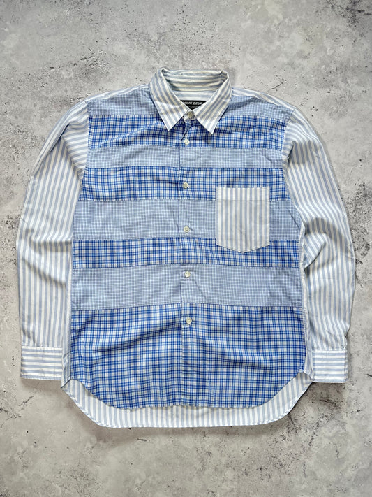 Comme des Garçons Homme Deux AD2017 Patchwork Longsleeve Shirt (S)