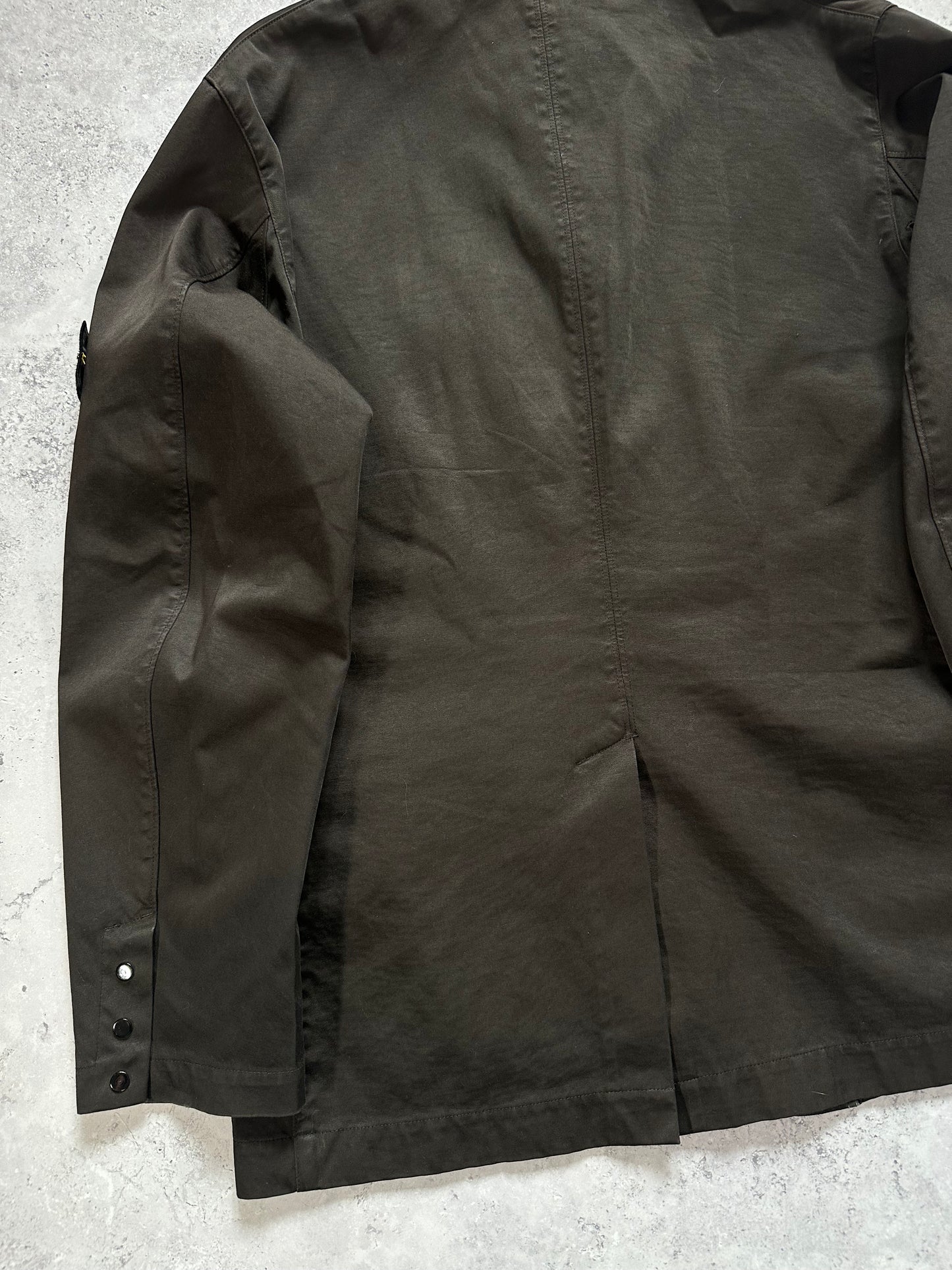 Stone Island SS2006 Resined Cotton Chore Jacket by Paul Harvey (XL)