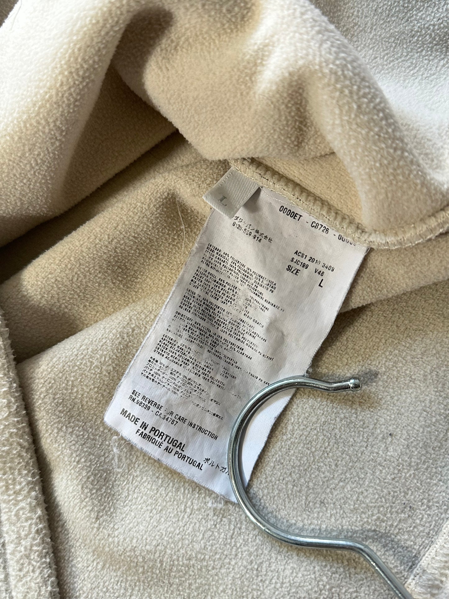 Prada Sport 2010 Nylon Panelled Zip Fleece Jacket (L)