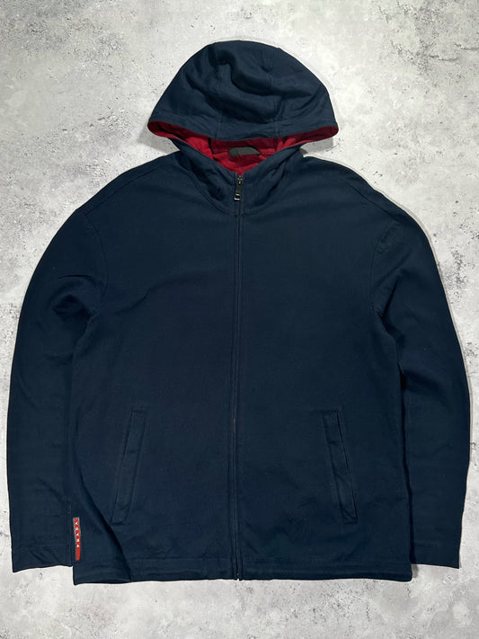 Prada Sport Zip Up Hoodie (L)