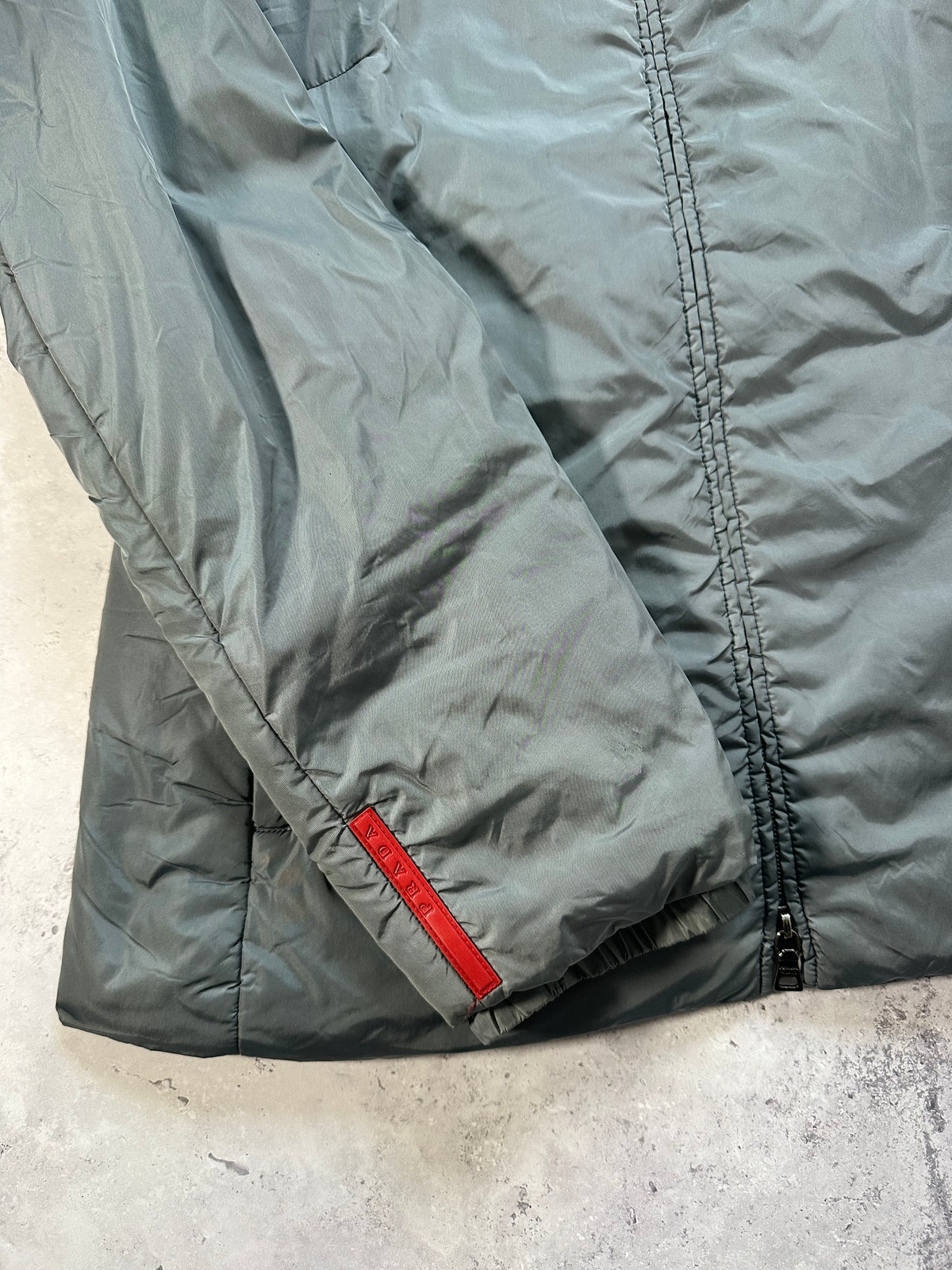Prada Sport 2000s Technical Padded Hooded Jacket (S-M)