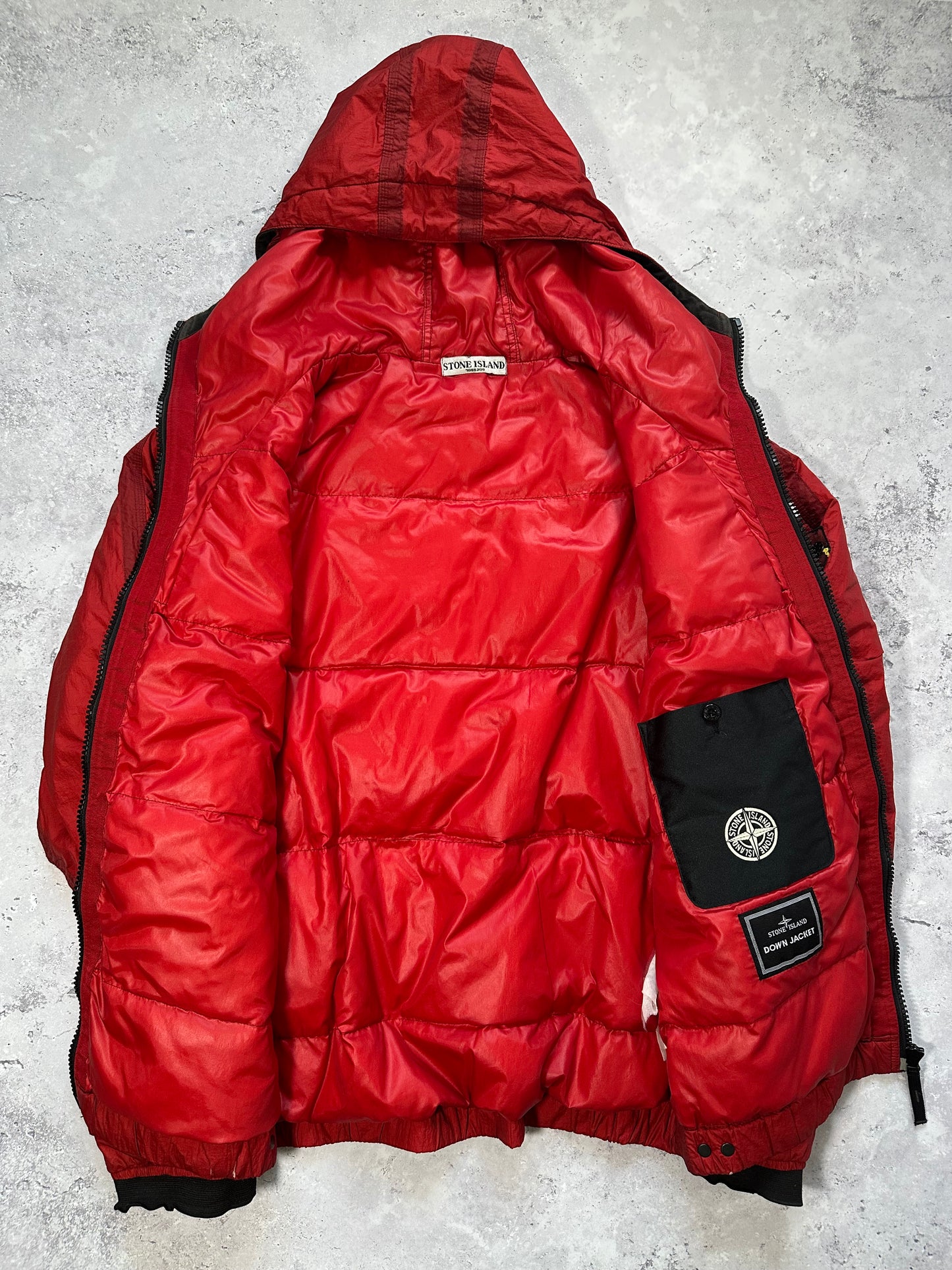 Stone Island AW2009 Mesh Badge Goose Down Puffer Jacket