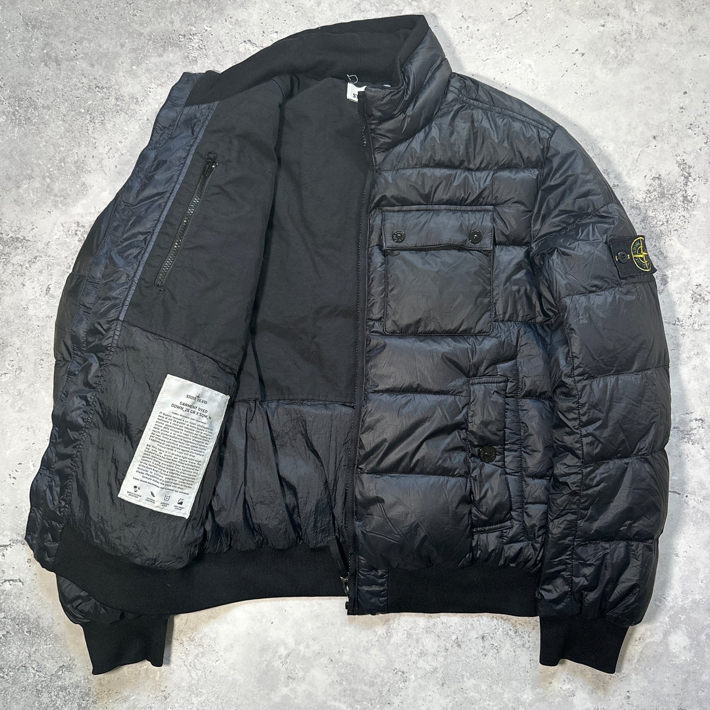 Stone Island 2013 Garment Dyed Down Puffer Jacket (M)