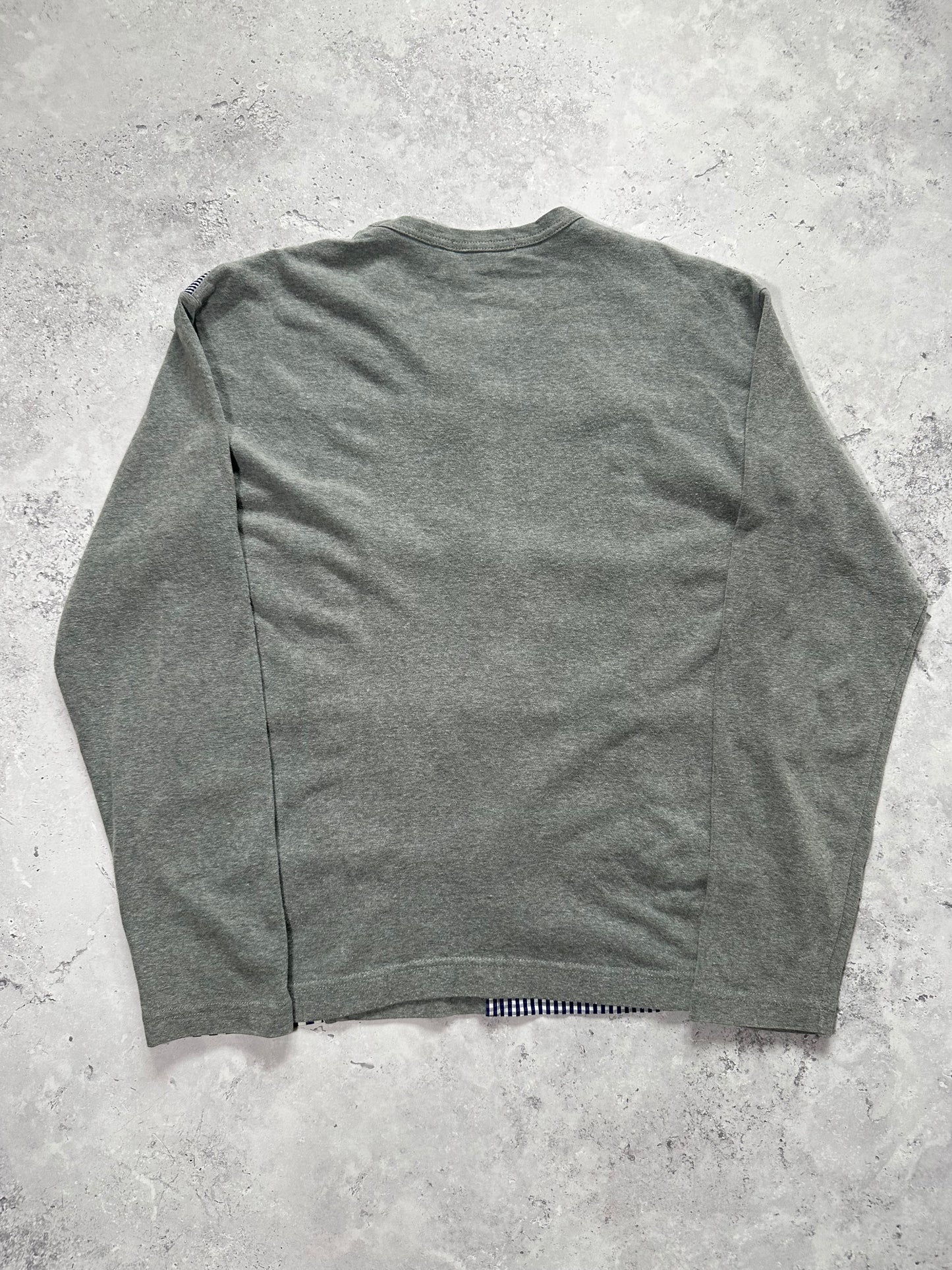 Comme des Garçons Homme AD2006 Reconstructed Gingham Patchwork Tshirt (S/M)