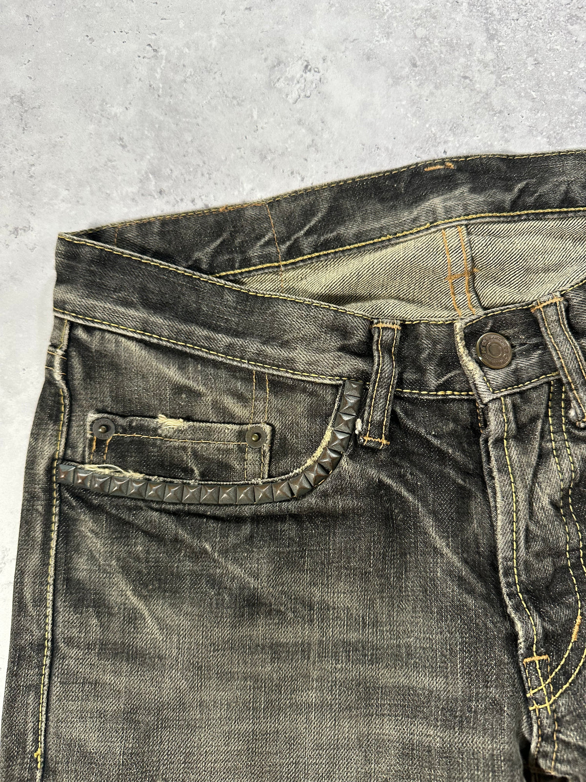 Hysteric Glamour Studded Japanese Denim Jeans (28x32)