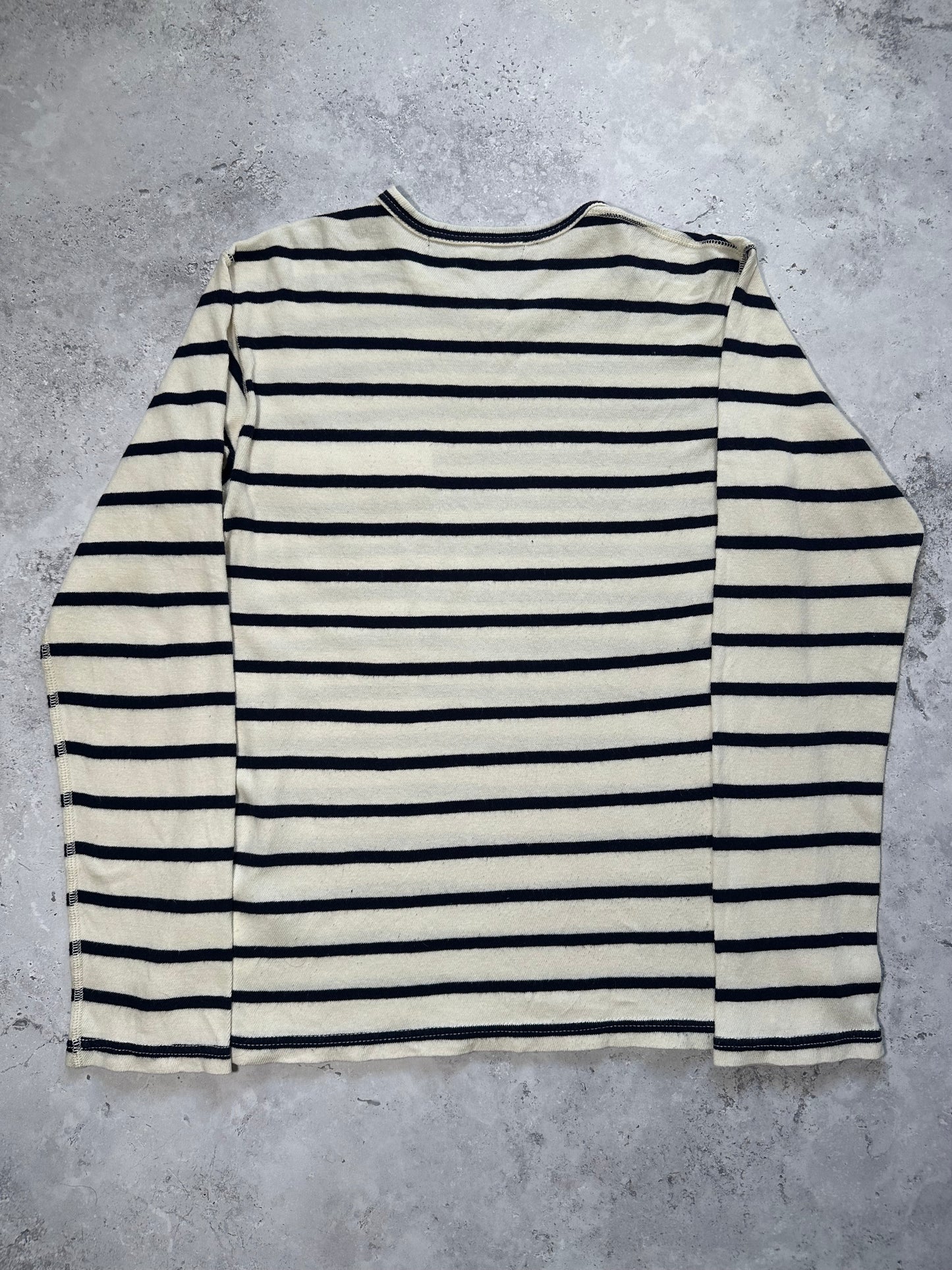 Junya Watanabe MAN Comme des Garçons AD2011 Stripe Pocket Longsleeve Tshirt