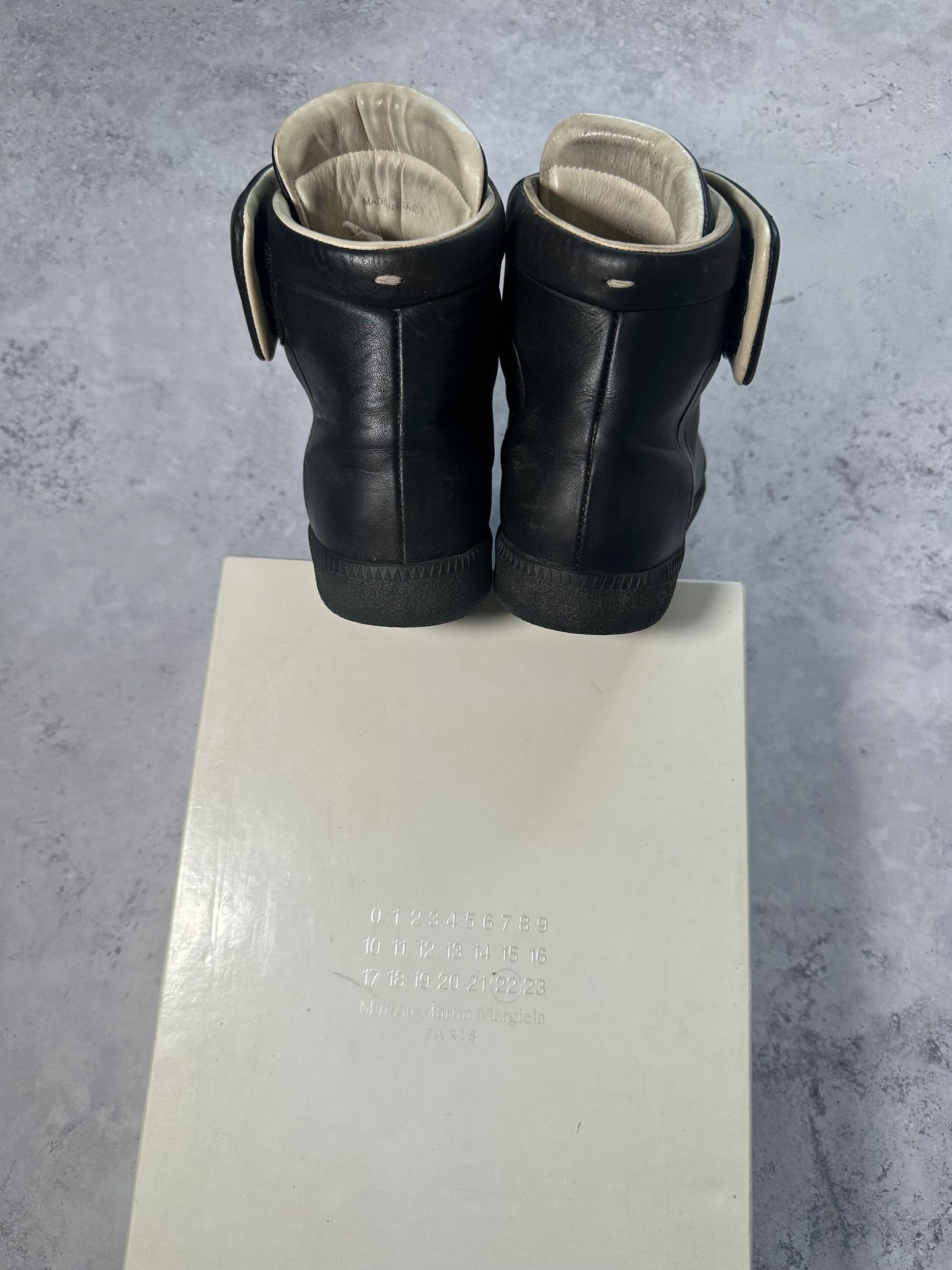 Maison Margiela 2015 Future High Leather Sneakers (EU 39 / UK 6 / US 7)