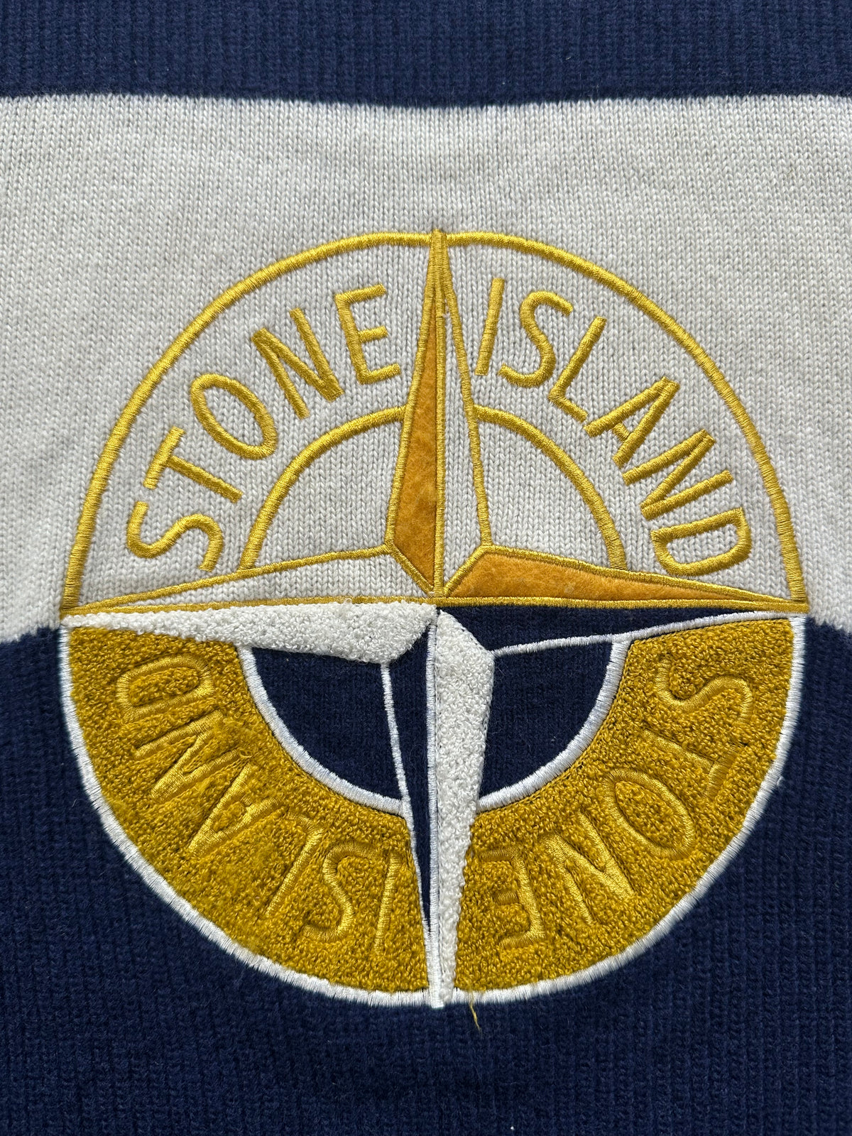 Stone Island AW2018 Compass Striped Sweatshirt (M)