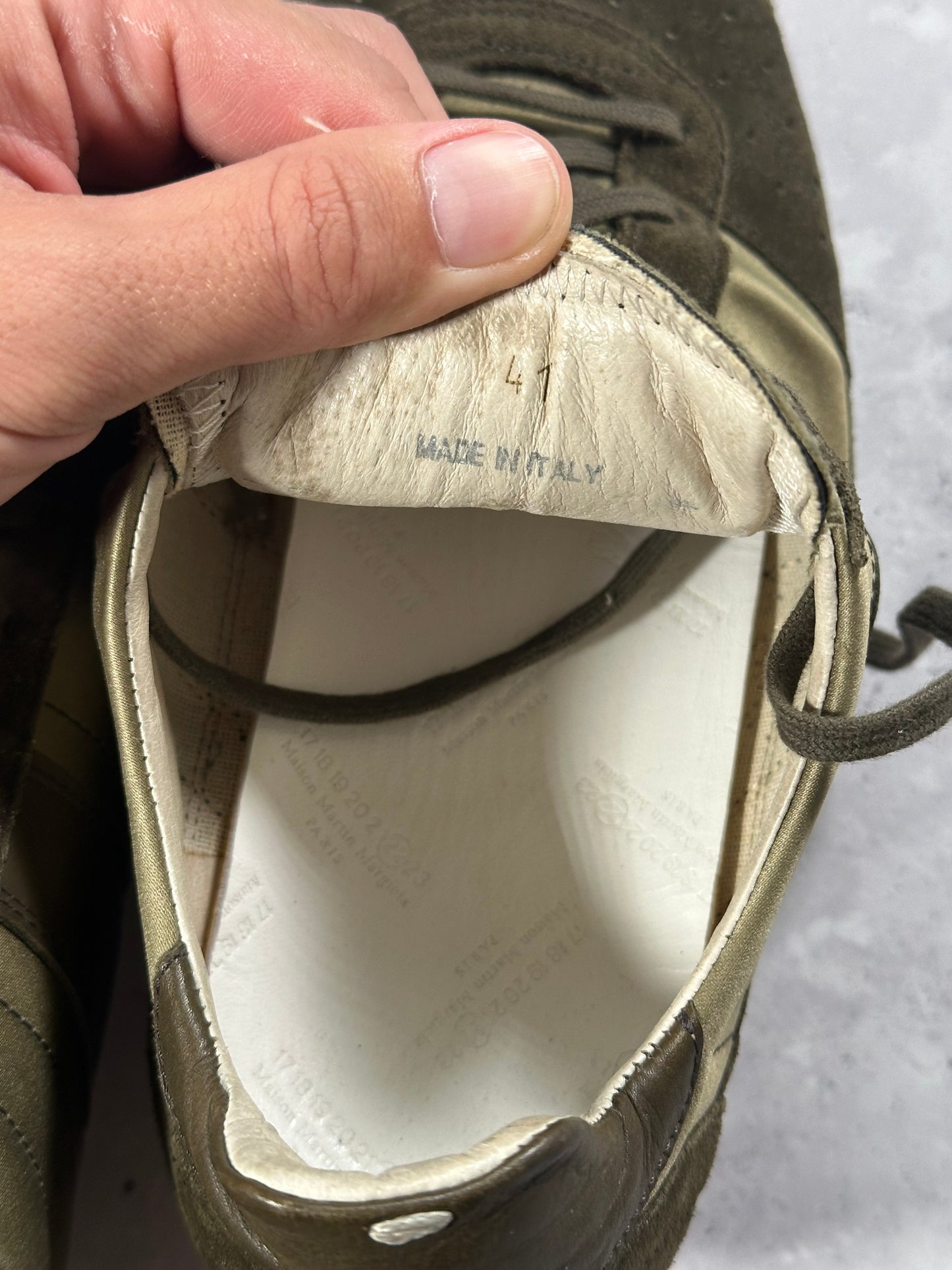 *Rare* Maison Martin Margiela SS2006 GAT Low Sneakers (EU41 / UK7 / US 8)