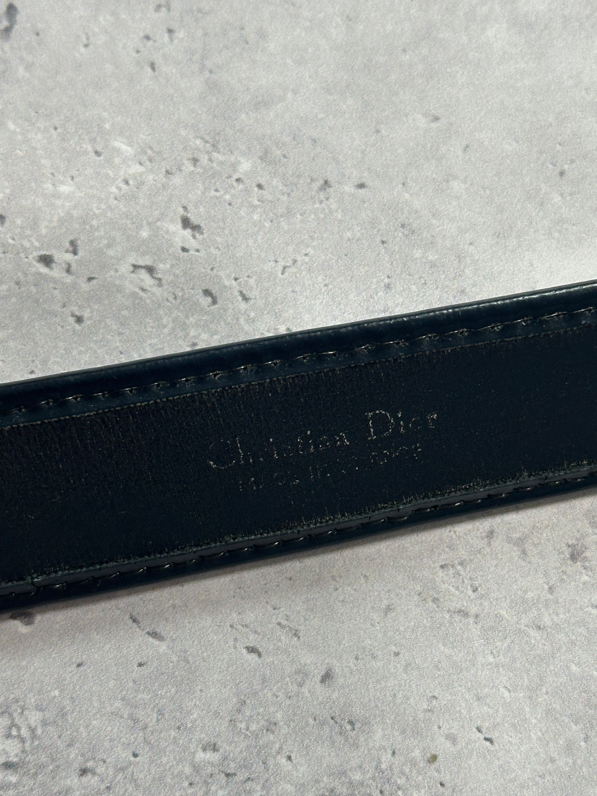 Christian Dior Spellout Trotter Monogram Belt by John Galliano