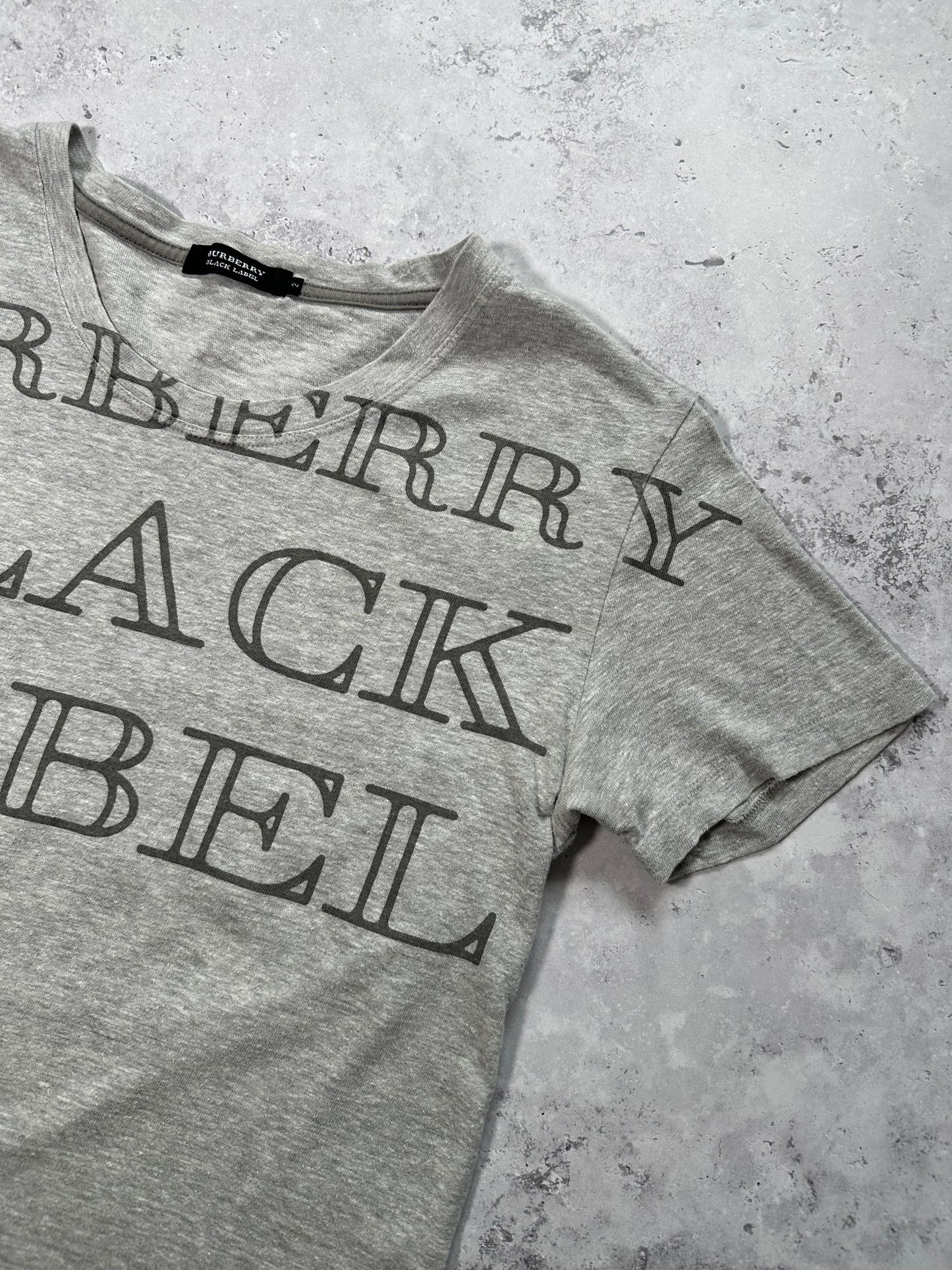 Burberry Black Label 2008 Big Spellout T-shirt (S)