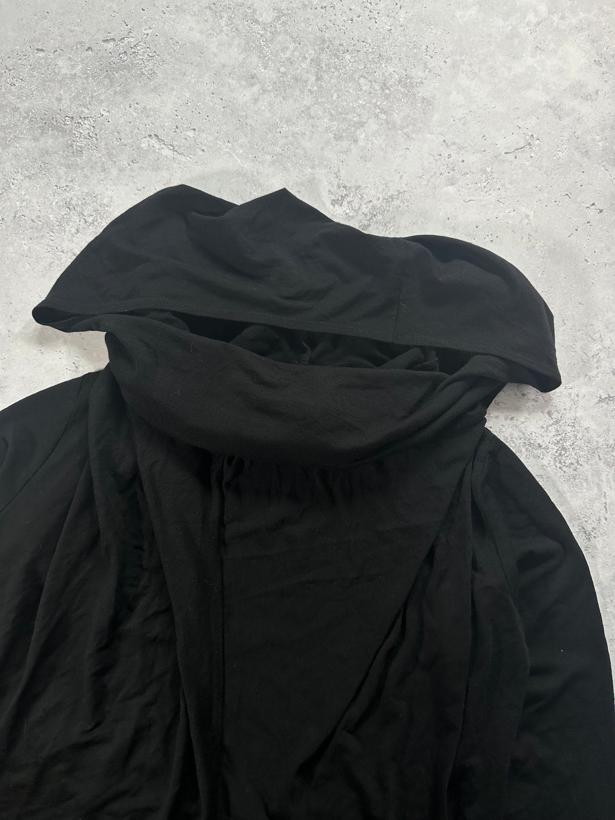 Junya Watanabe Comme des Garçons AD2009 Draped Shawl Hoodie (M)