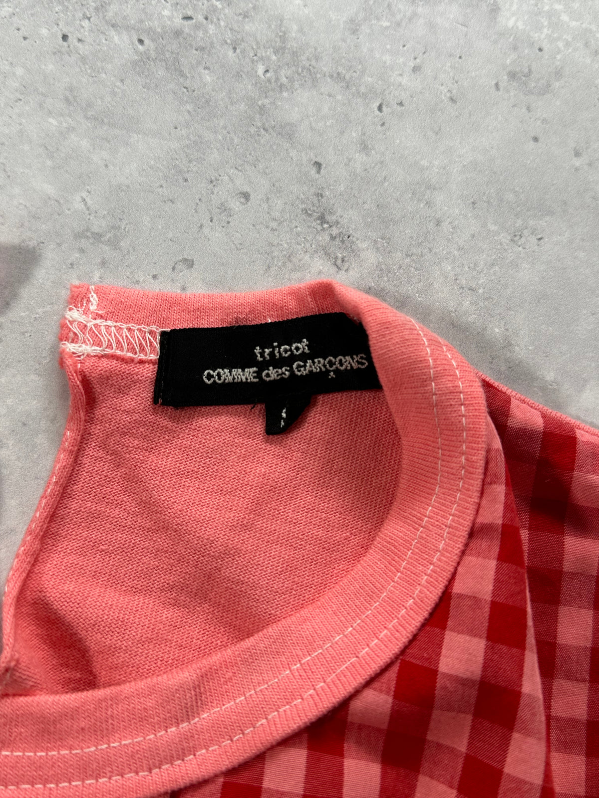 Comme des Garçons Tricot AD2012 Reconstructed Patchwork Vest Tank Top (S)