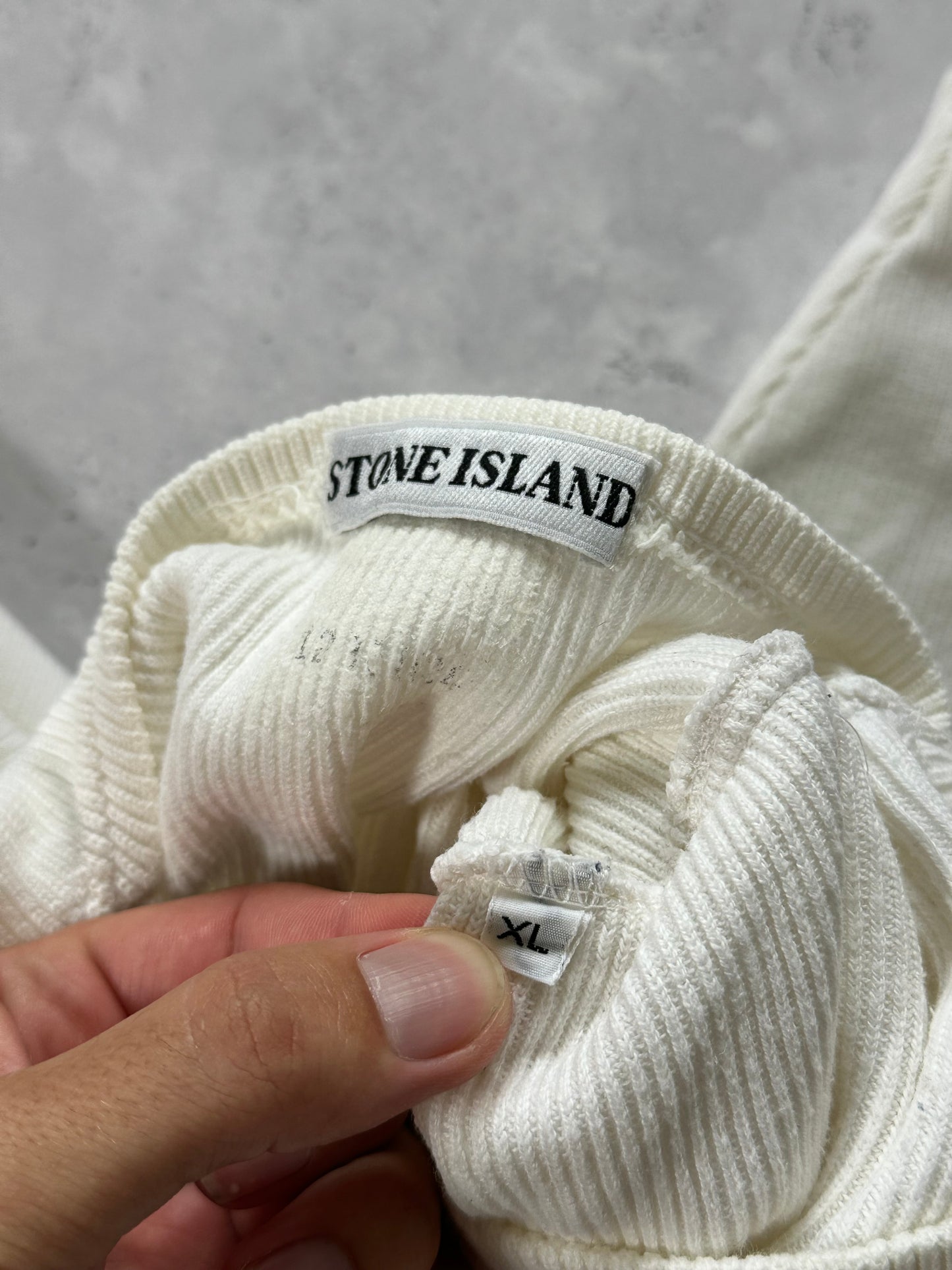 Stone Island Marina 1984 Ribbed Cotton Jumper Sweatshirt