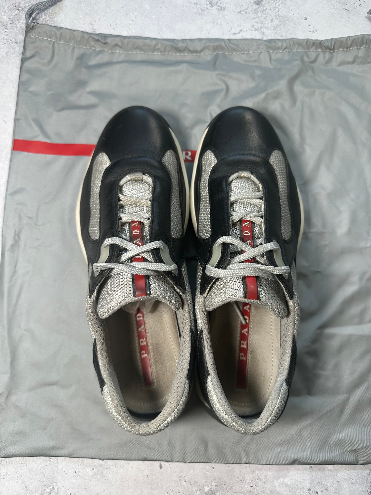 Prada Linea Rossa America’s Cup Sneakers in Blue (tagged UK6, fits UK7 / US8 / EU41 / 27cm)