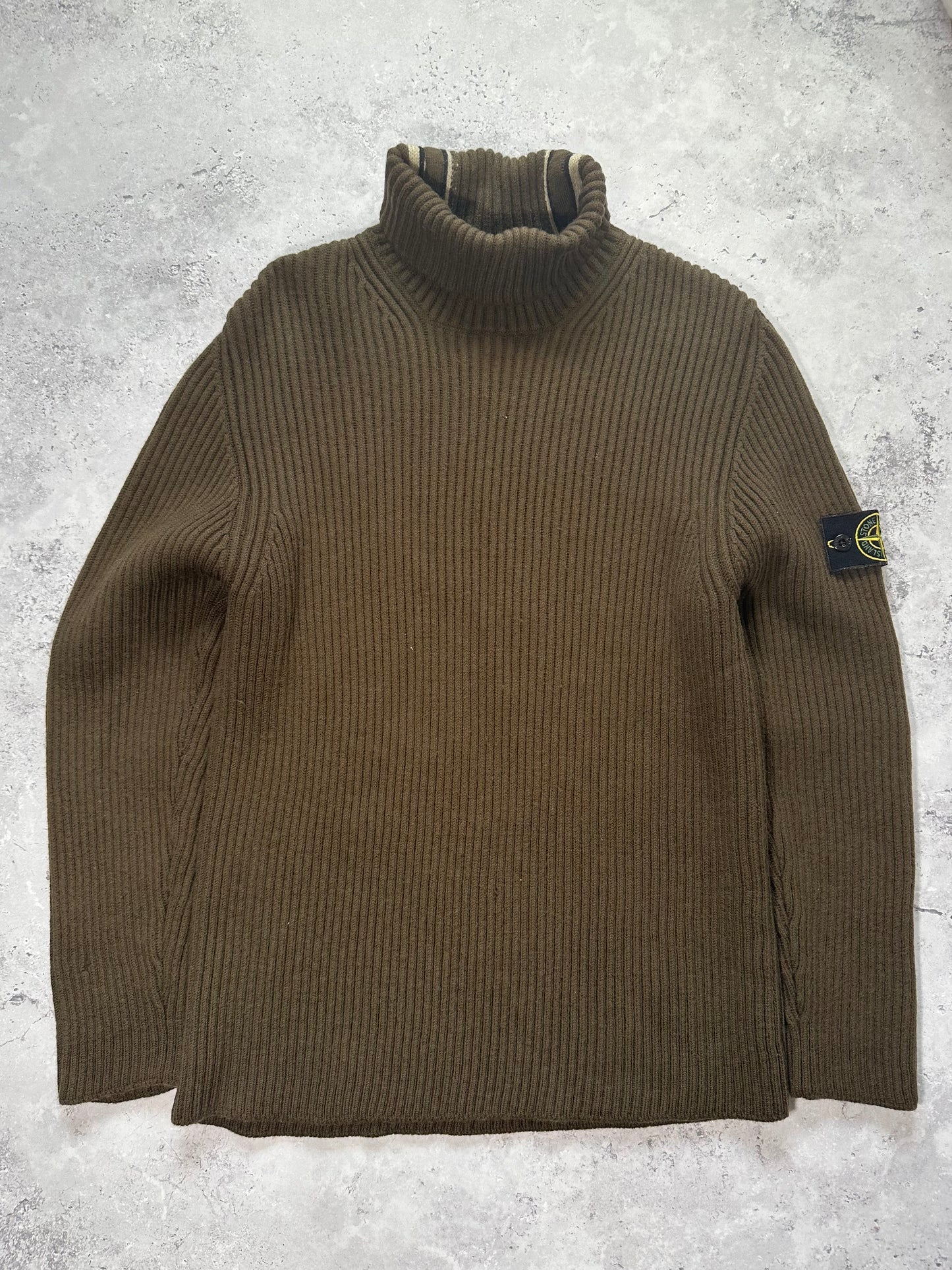 Stone Island AW2005 Ribbed Turtleneck Jumper by Paul Harvey